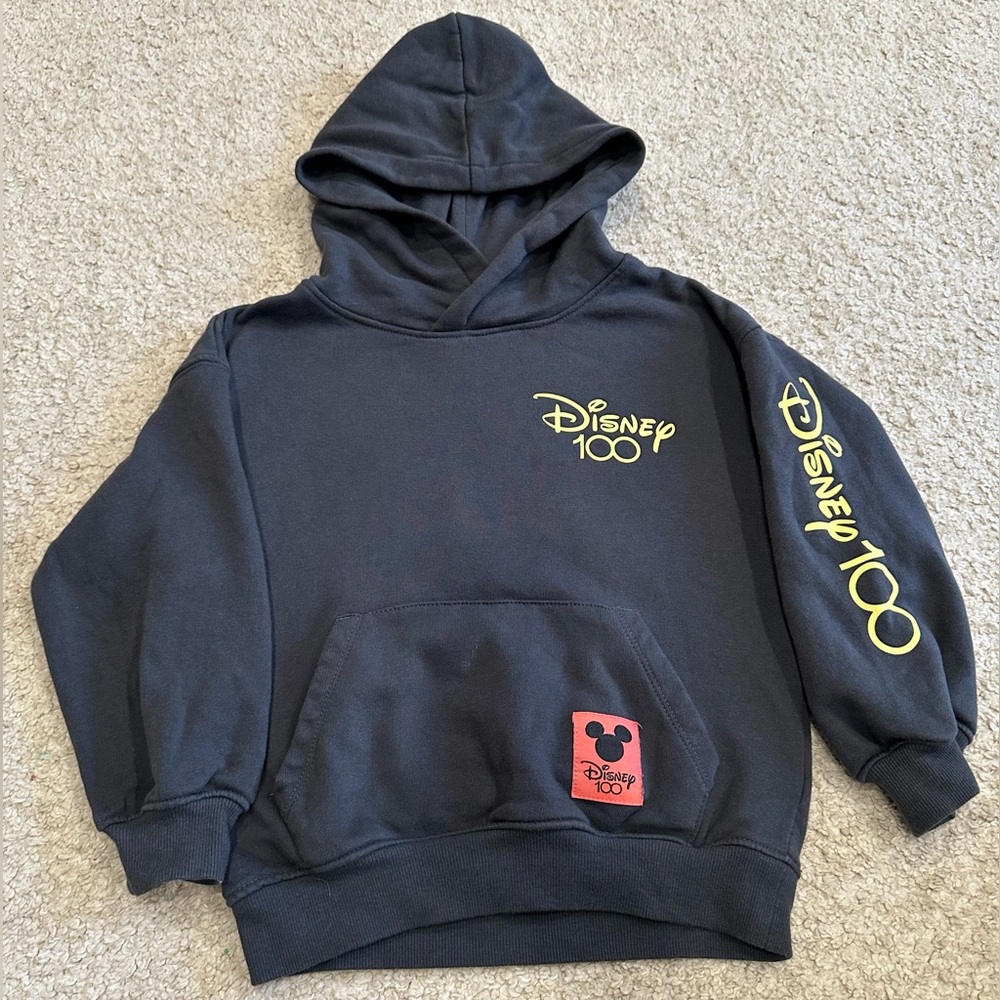 H&M Disney 100 Kids Hoodie in Black (5T/6)